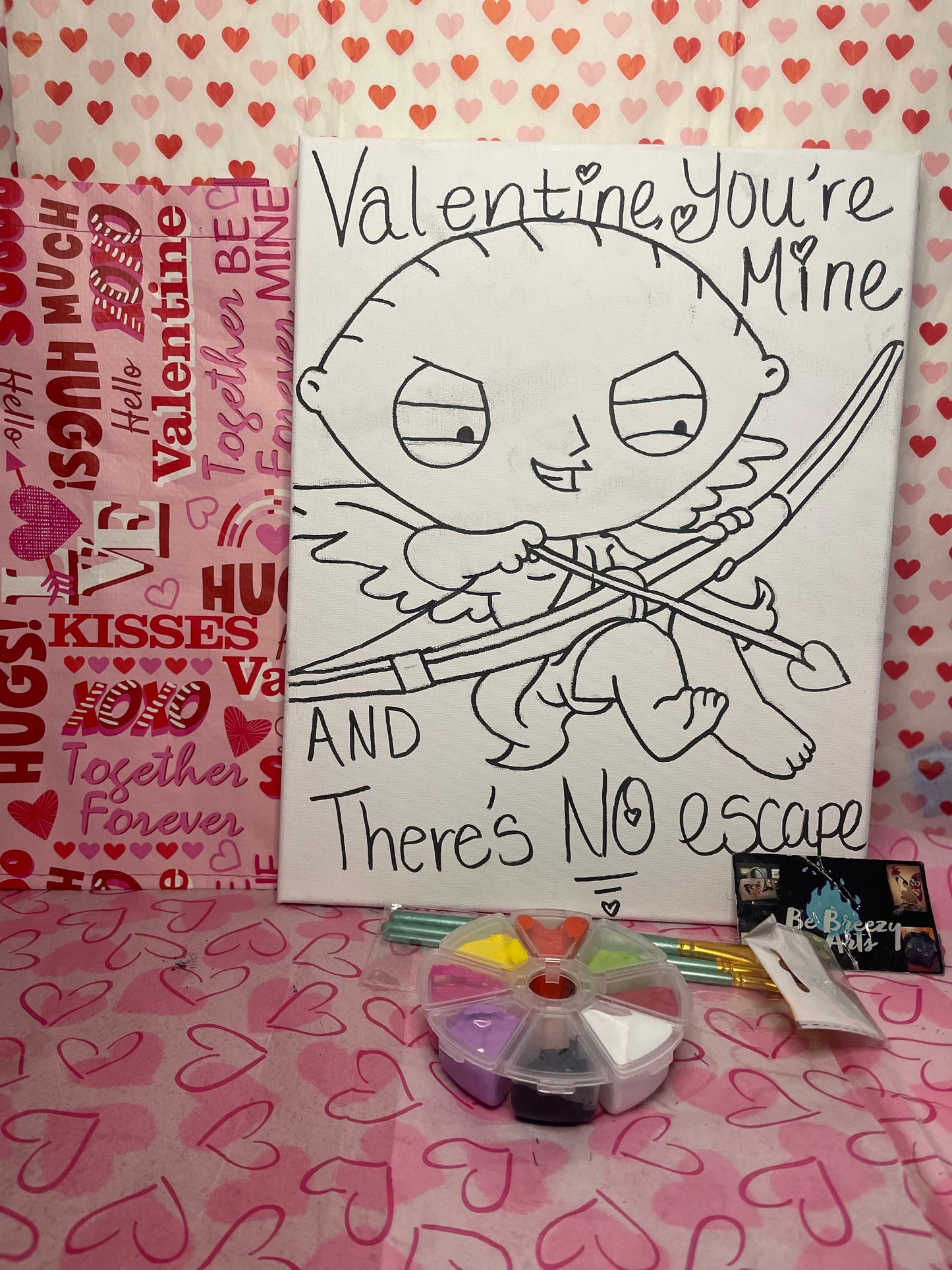 Stewie❤️ Pre Drawn Canvas Kit