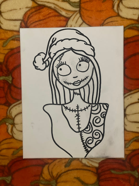 Sally🎄 Pre Drawn Canvas Kit