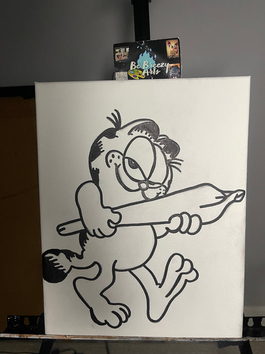Garfield 4/20 Pre Drawn Canvas Kit